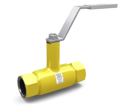 Кран шаровый резьбовой LD КШЦМ Gas 020.040.Н/П.02. стальной ст 20 Ду20 Ру40 МПа в Екатеринбурге