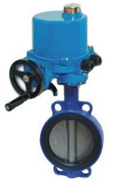 Затвор дисковый поворотный ABRA Ду50 Ру16 BUV-VF863D, межфланцевый, корпус - чугун, диск - нержавеющая сталь, с электроприводом, NBR в Екатеринбурге