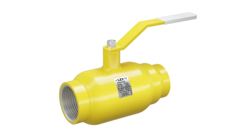 Кран шаровый LD КШЦК Gas 050.040.Н/П.02. (приварка/муфта) стальной ст.20 Ду50 Ру40 МПа в Екатеринбурге